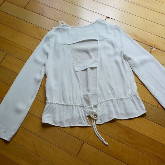 Sandro open back blouse Size 1 US XS/S - Picture 8 of 10